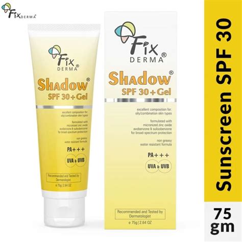 Fix Derma Shadow SPF 30 Gel 75g PA Broad Spectrum UVA UVB