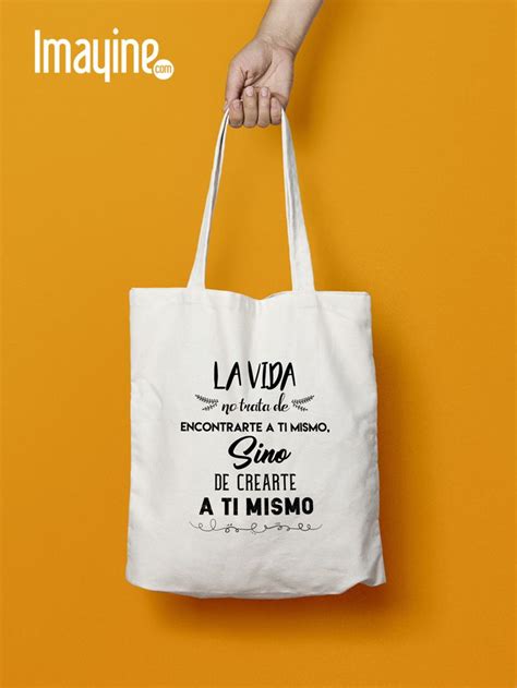 BOLSO FRASE Bolsas De Tela Personalizadas Bolsos De Tela Bolsos