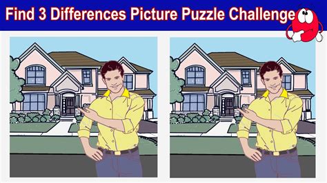 Find 3 Differences Picture Puzzle No6 Youtube