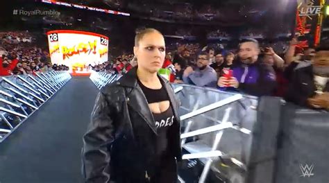 Wwe Royal Rumble Results Ronda Rousey Wins Women S Royal Rumble