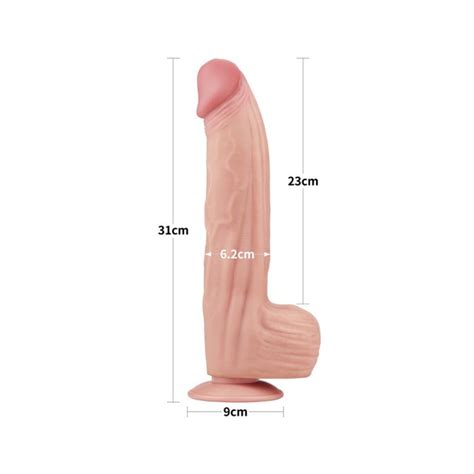 Realistische Dildo Sliding Skin 31 Cm Huidskleur Kopen Bij Sextoyland