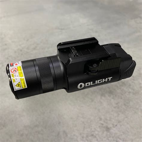 Фонарь на Оружие Olight Baldr Pro R, Черный, Picatinny/Glock, Лазерный ...