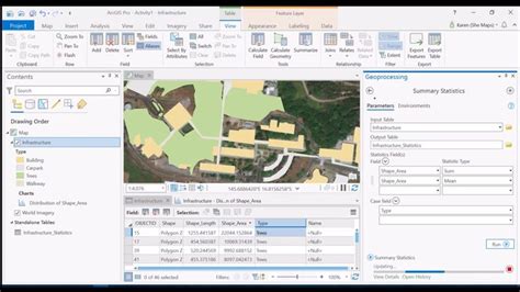 Summarizing Attribute Tables In Arcgis Pro Geography Map Cartography