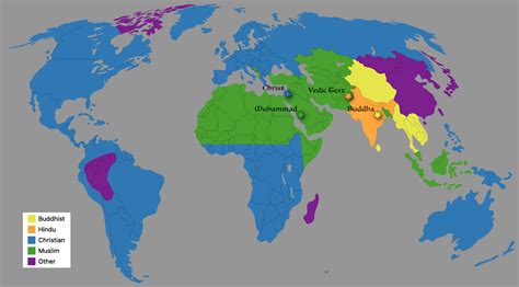 World Religious Map