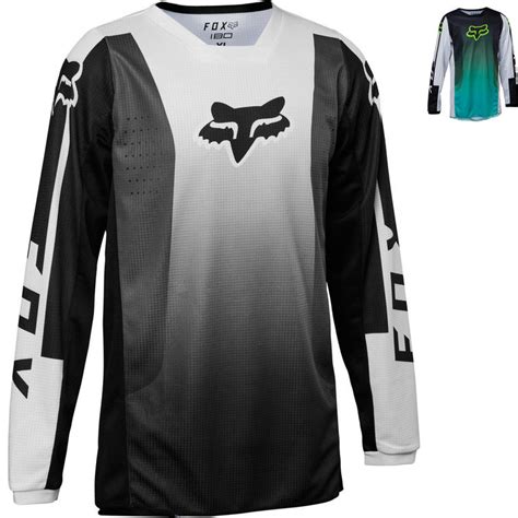 Fox Racing Youth Leed Motocross Jersey Black White Yxl