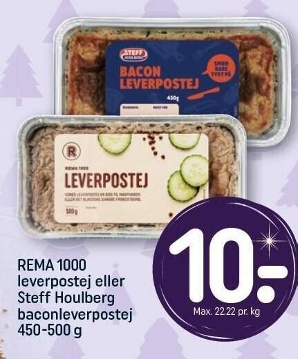 Rema Leverpostej Eller Steff Houlberg Baconleverpostej Tilbud Hos