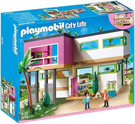 PLAYMOBIL 5574 City Life Maison Moderne Amazon Fr Jeux Et Jouets