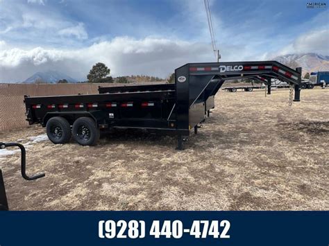 2024 Delco Tandem Axle Gooseneck Dump 14 000 GVWR 83 X14 American