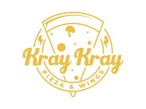 Kray Kray Pizza Wings Logo Design 48hourslogo