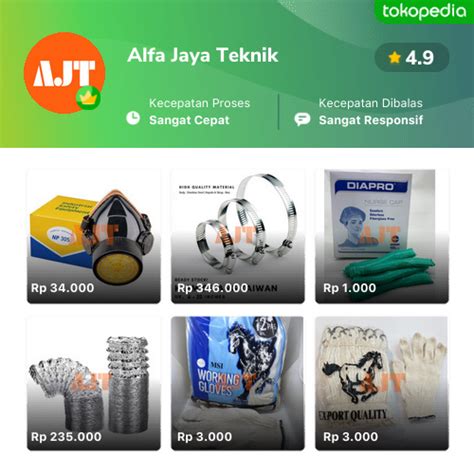 Toko Alfa Jaya Teknik Online Produk Lengkap Harga Terbaik Tokopedia