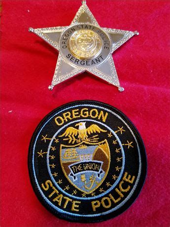 Collectors-Badges Auctions - Oregon state police badge with patch ...