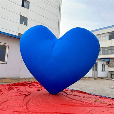 3m Blue Inflatable Heart Balloon For Love Theme Party Decoration Aiyate