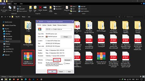 Cara Menyembunyikan File Dan Folder Di Windows 10 Kaconk