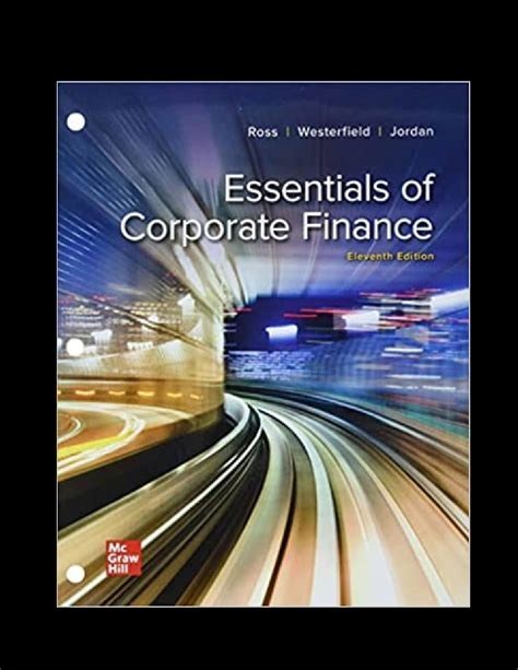 Essentials Of Corporate Finance 11th Edition By Stephen Ross Randolf