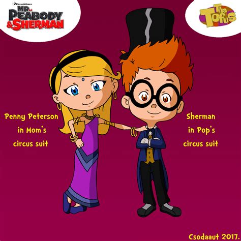 Penny And Sherman on wabac - DeviantArt