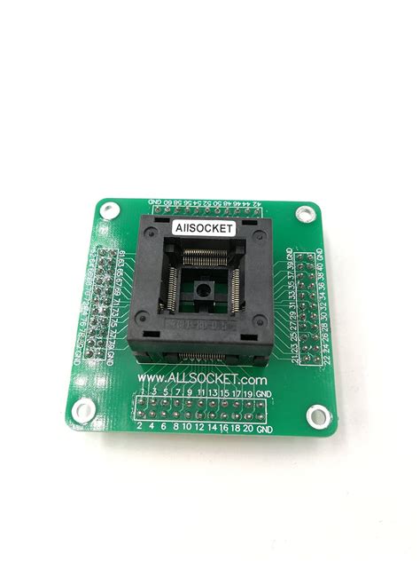 ALLSOCKET QFP80-0.5 QFP80 TQFP80 QFP80 to DIP80 Programming Adapter OTQ ...
