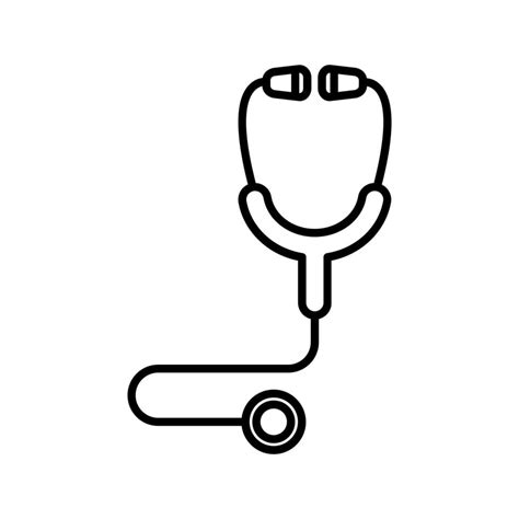 Stethoscope Vector Icon 13005356 Vector Art At Vecteezy