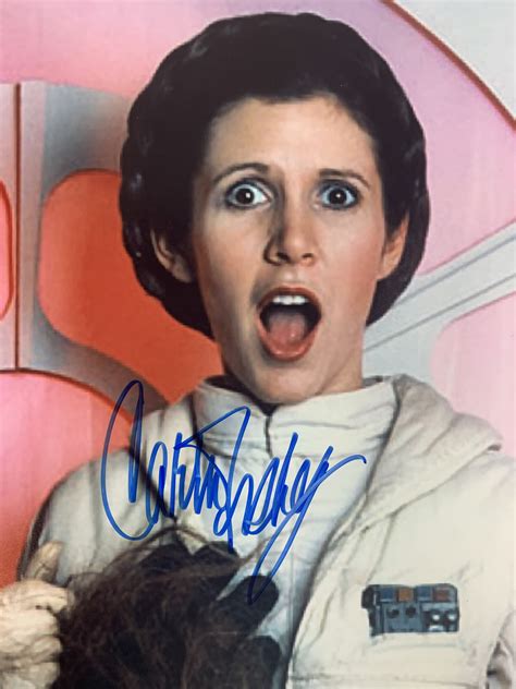 Lot Detail - Star Wars: Carrie Fisher Signed 16" x 20" Poster (Beckett/BAS)