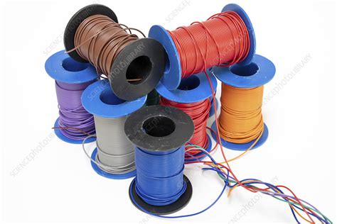 Spools Of Electrical Cables Stock Image F0228537 Science Photo