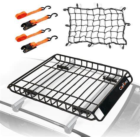 Amazon Carforu Roof Rack Basket X X Universal Rooftop