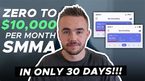 Build A 10 000 Month SMMA In 30 Days Full Process YouTube