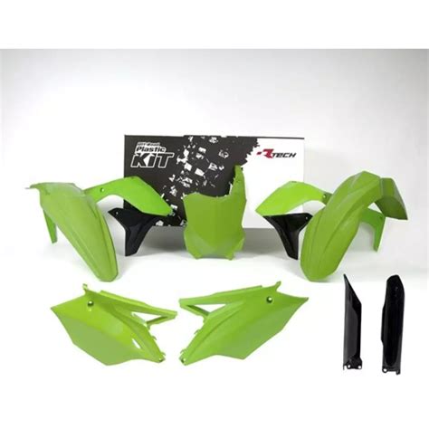 Kit Plastiques Rtech Vert Fluo Rkitkxfvf Kit Plastique