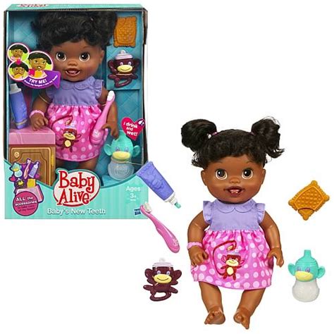 Baby Alive Babys New Teeth African-American Doll