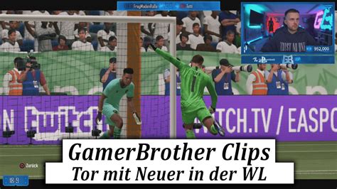 Gamerbrother Macht Tor Mit Manuel Neuer In Der Weekend League