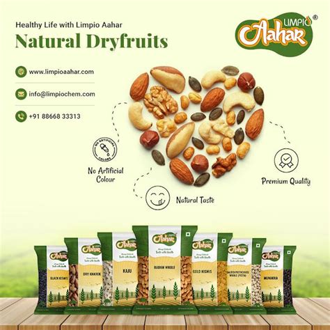 Healthy Life With Limpio Aahar Organic Recipes Dry Fruits Benefits