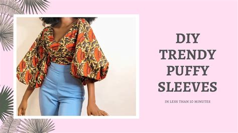 Diy Trendy Puffy Sleeves Tutorial In Less Than Minutes Full Video