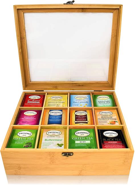 Amazon Twinings Tea Bags Sampler In Big Size Bamboo Tea Bag