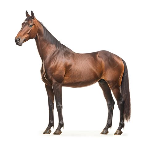 Premium AI Image | A horse with a black mane and tail