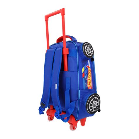 Mochila con Ruedas Keepack Hot Wheels Automóvil Azul Eléctrico DelSol