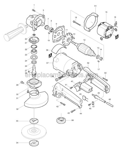 Makita Grinder Parts