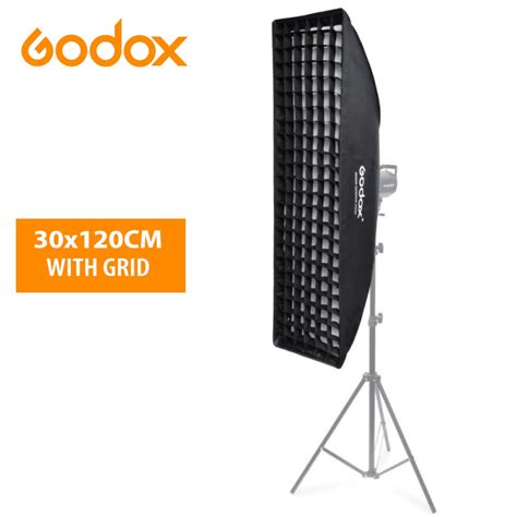 Godox SB-FW30120 Strip Softbox 30x120cm with Grid Bowen Mount | Shopee ...
