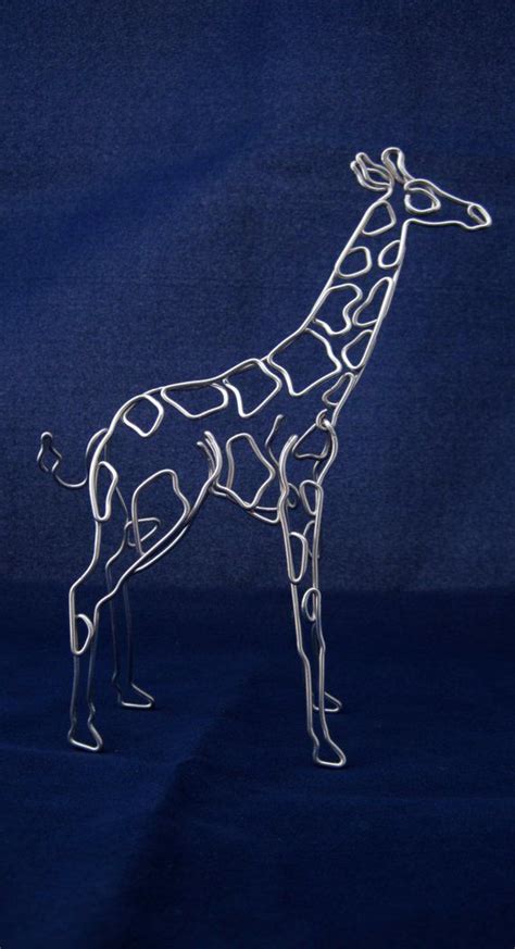 Wire Giraffe Etsy Wire Art Sculpture Wire Work Jewelry Wire Art