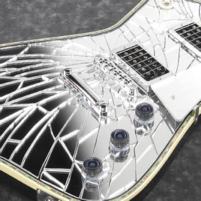 Ibanez Ps Cm Paul Stanley Signature Cracked Mirror Iceman Reverb