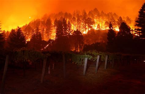 Photos Wildfires Burn Through Californias Wine Country The Atlantic