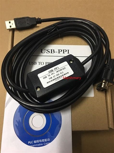 New Plc Programming Cable Usb Ppi Usb To Ppi Interface For Siemens S