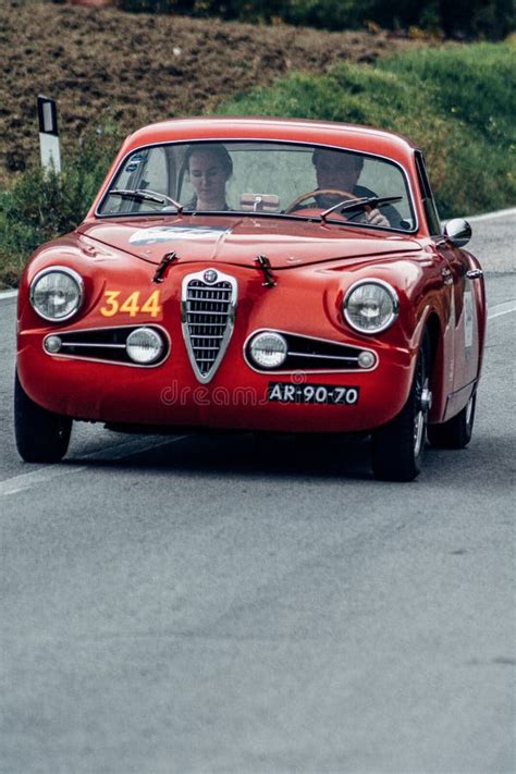 Alfa Romeo C Super Sprint Touring On An Old Racing Car In