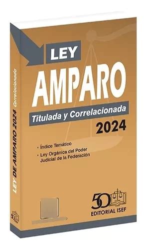 Ley De Amparo Bolsillo Isef Nuevo Original Mercadolibre