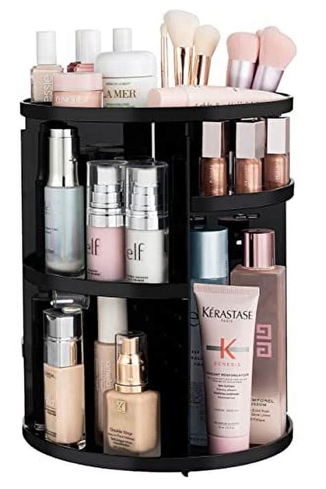 Hblife Rotating Makeup Organizer Large Capacity Carousel Adjustable