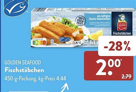 Golden Seafood Fischst Bchen Angebot Bei Aldi S D Prospekte De