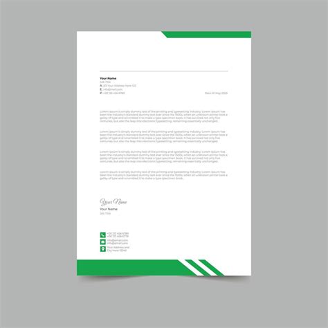 Modern Letterhead Pad Template Design 9482629 Vector Art At Vecteezy