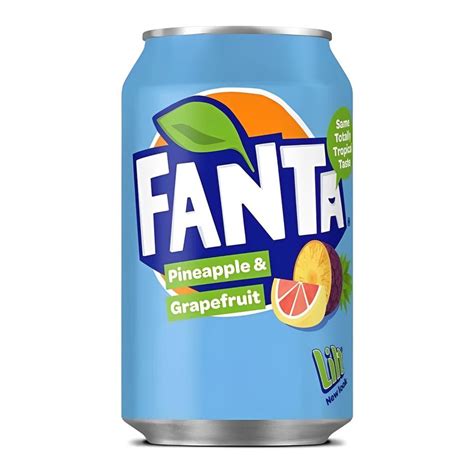 Gazowany Napój Fanta Pineapple And Grapefruit 330ml Candy Pop