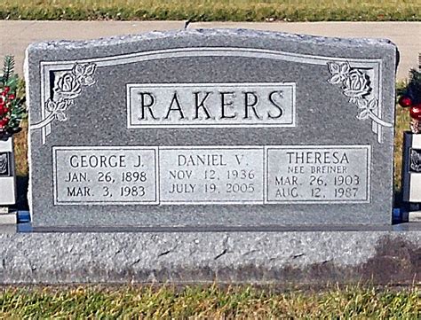 Theresa Breiner Rakers 1903 1987 Mémorial Find a Grave