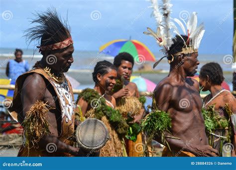 Traditional Dance Mask Festival Papua New Guinea Editorial Photo