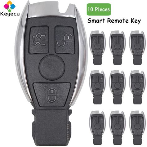 KEYECU 10 Pieces KYDZ Smart Remote Car Key With 3 Buttons 433MHz For