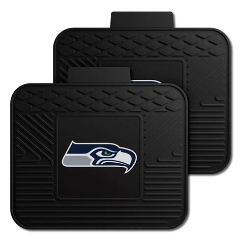 Officially Licensed Nfl Seahawks Back Seat Car Utility Mats Pc