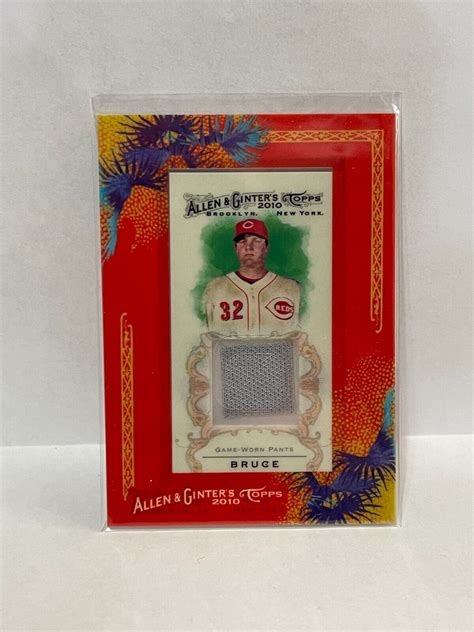 2010 Topps Allen And Ginter Relics Jay Bruce EBay